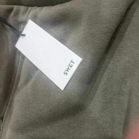 Swet Tailor Stretch Fleece Jogger Army Green Size Large NWT - Picture 4 of 4